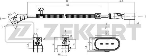 Zekkert SE-4050 - Impulsu devējs, Kloķvārpsta adetalas.lv