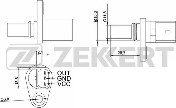 Zekkert SE-5000 - Devējs, Sadales vārpstas stāvoklis adetalas.lv