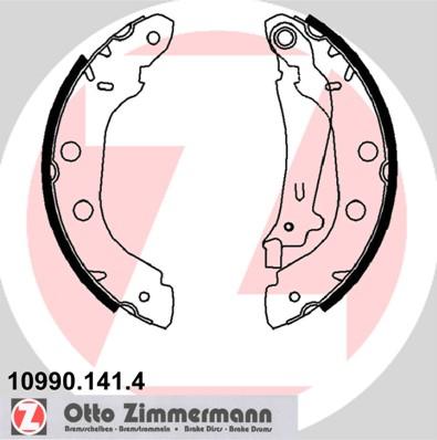 Zimmermann 10990.141.4 - Bremžu loku komplekts adetalas.lv