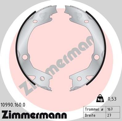 Zimmermann 10990.160.0 - Bremžu loku kompl., Stāvbremze adetalas.lv