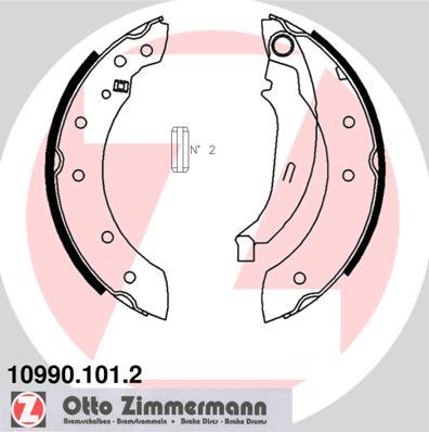 Zimmermann 10990.101.2 - Bremžu loku komplekts adetalas.lv