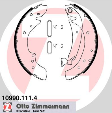 Zimmermann 10990.111.4 - Bremžu loku komplekts adetalas.lv