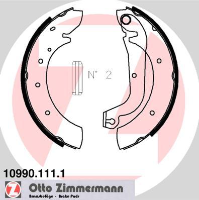 Zimmermann 10990.111.1 - Bremžu loku komplekts adetalas.lv