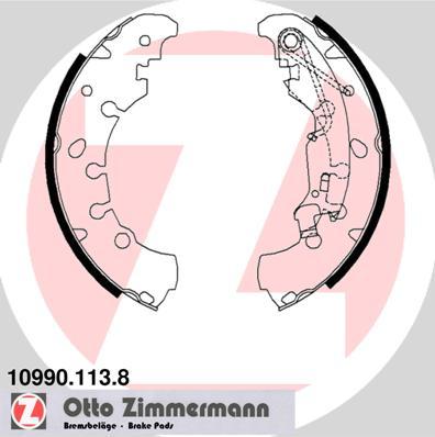 Zimmermann 10990.113.8 - Bremžu loku komplekts adetalas.lv