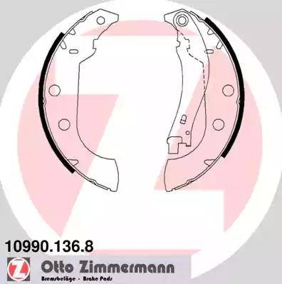 Zimmermann 10990.136.8 - Bremžu loku komplekts adetalas.lv