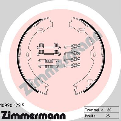 Zimmermann 10990.129.5 - Bremžu loku kompl., Stāvbremze adetalas.lv