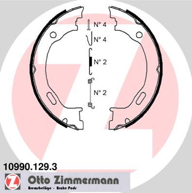 Zimmermann 10990.129.3 - Bremžu loku kompl., Stāvbremze adetalas.lv