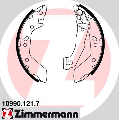 Zimmermann 10990.121.7 - Bremžu loku komplekts adetalas.lv