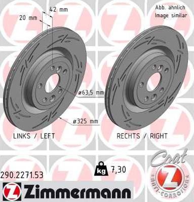 Zimmermann 290.2271.53 - Bremžu diski adetalas.lv