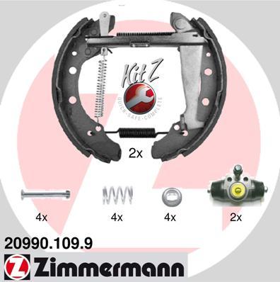 Zimmermann 20990.109.9 - Bremžu loku komplekts adetalas.lv