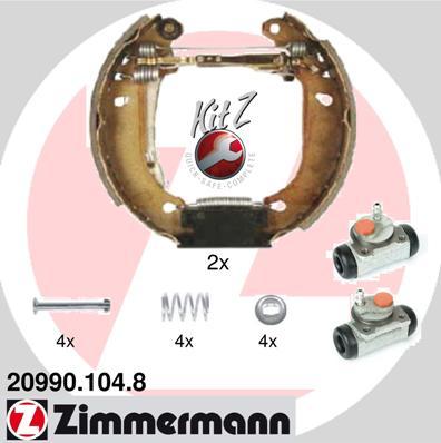 Zimmermann 20990.104.8 - Bremžu loku komplekts adetalas.lv