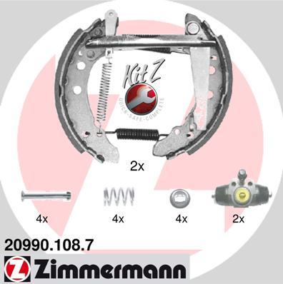 Zimmermann 20990.108.7 - Bremžu loku komplekts adetalas.lv