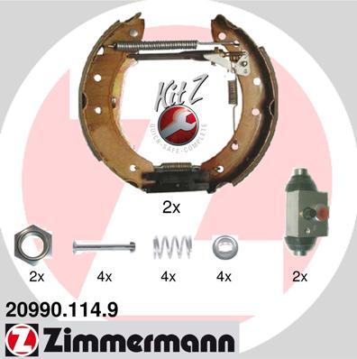 Zimmermann 20990.114.9 - Bremžu loku komplekts adetalas.lv