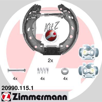 Zimmermann 20990.115.1 - Bremžu loku komplekts adetalas.lv