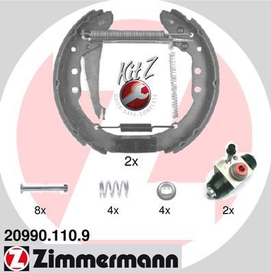 Zimmermann 20990.110.9 - Bremžu loku komplekts adetalas.lv