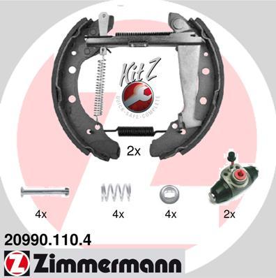 Zimmermann 20990.110.4 - Bremžu loku komplekts adetalas.lv