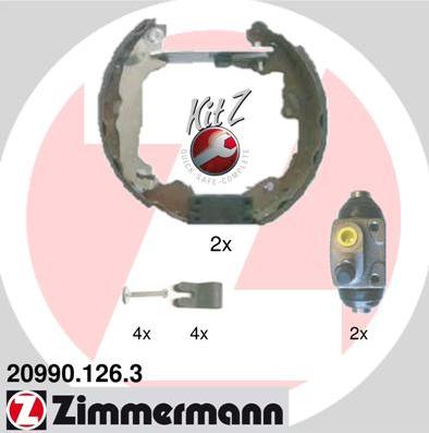 Zimmermann 20990.126.3 - Bremžu loku komplekts adetalas.lv