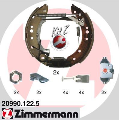 Zimmermann 20990.122.5 - Bremžu loku komplekts adetalas.lv