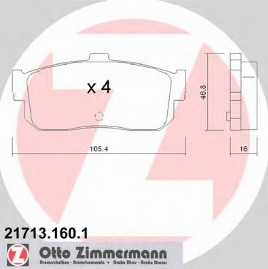 Zimmermann 217131601 - Bremžu uzliku kompl., Disku bremzes adetalas.lv