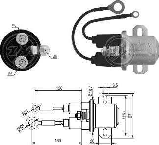 ZM ZM409 - Ievilcējrelejs, Starteris adetalas.lv