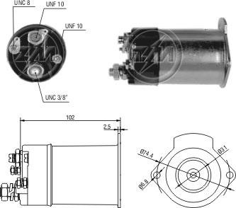 ZM ZM-551 - Ievilcējrelejs, Starteris adetalas.lv