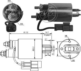 ZM ZM-585 - Ievilcējrelejs, Starteris adetalas.lv