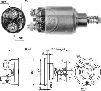 ZM ZM-538 - Ievilcējrelejs, Starteris adetalas.lv