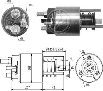 ZM ZM-3395 - Ievilcējrelejs, Starteris adetalas.lv