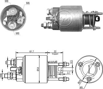 ZM ZM-7595 - Ievilcējrelejs, Starteris adetalas.lv