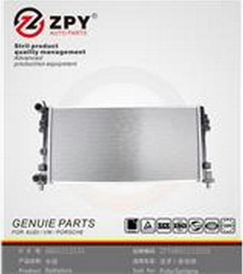 ZPY 6R0 121 253A - Radiators, Motora dzesēšanas sistēma adetalas.lv