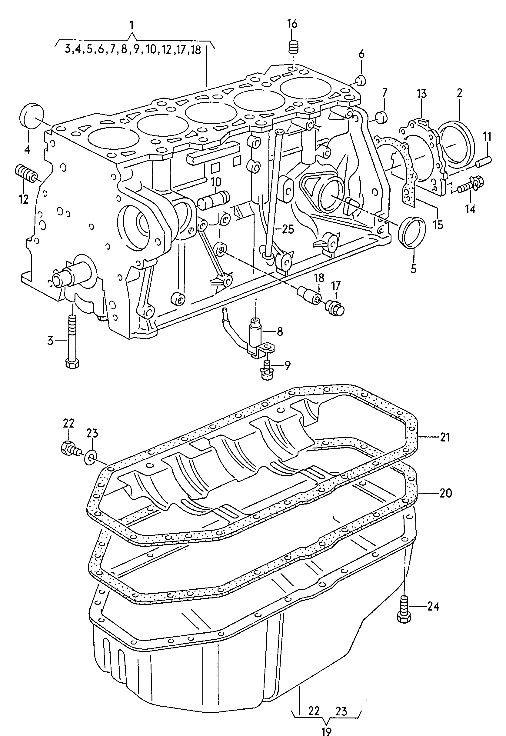 VAG N  0138492 - Blīvgredzens, Eļļas noliešanas korķis adetalas.lv