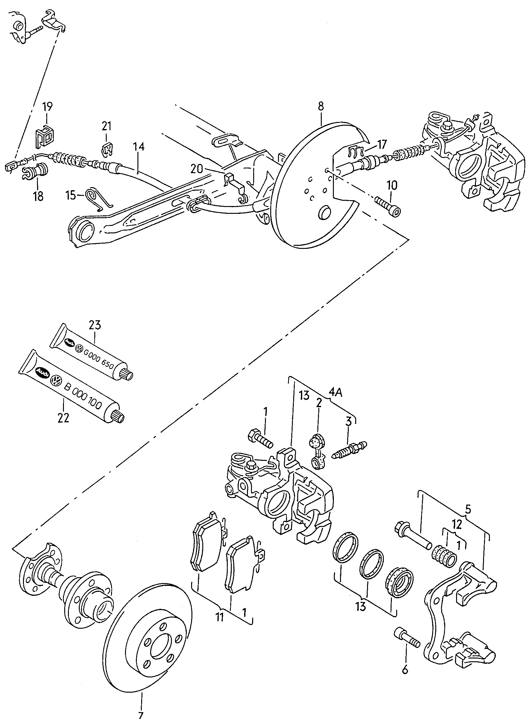 VAG 4A0 615 601 A - Bremžu diski adetalas.lv