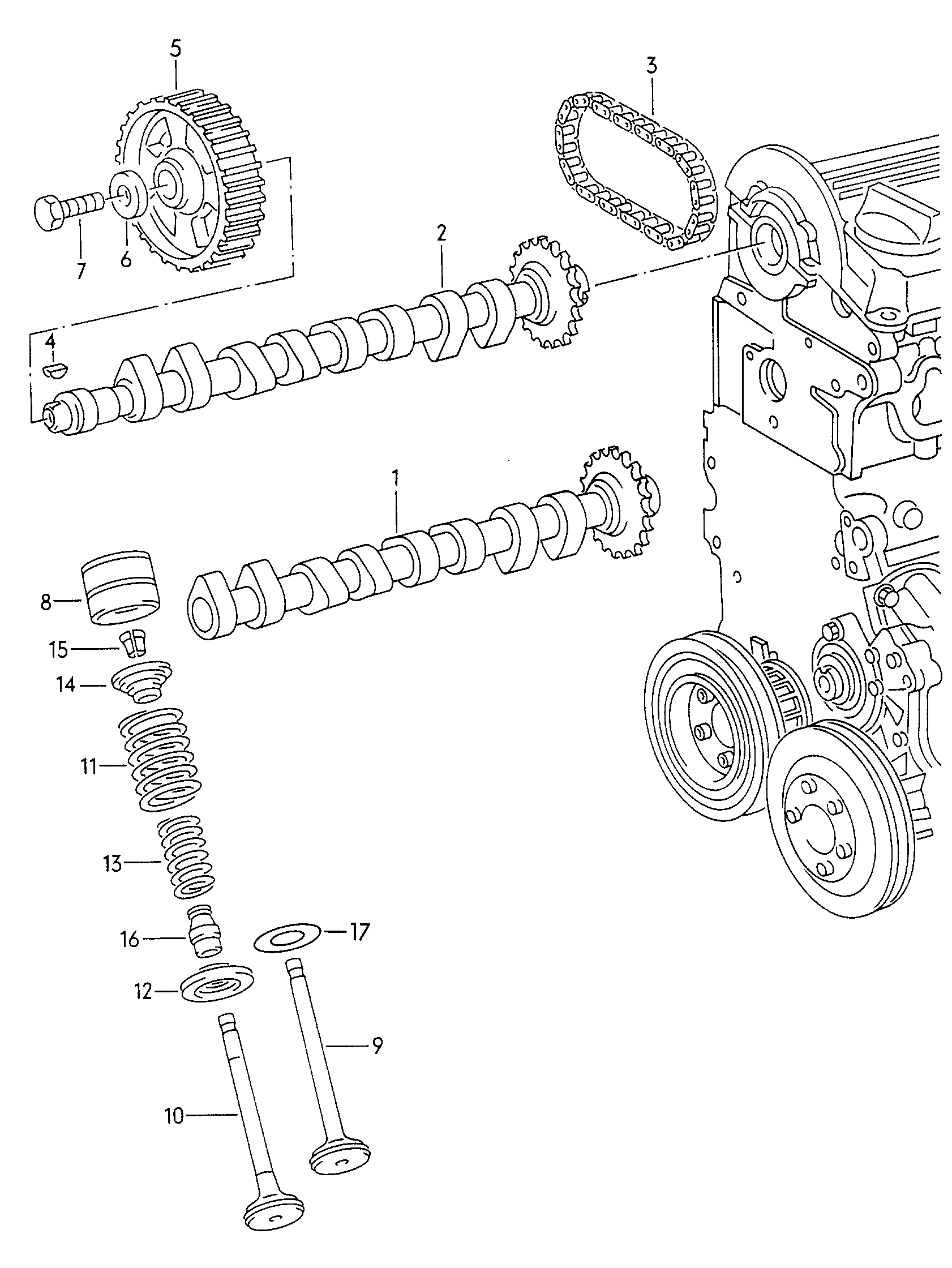 Seat 027 109 675 - Blīvgredzens, Vārsta kāts adetalas.lv