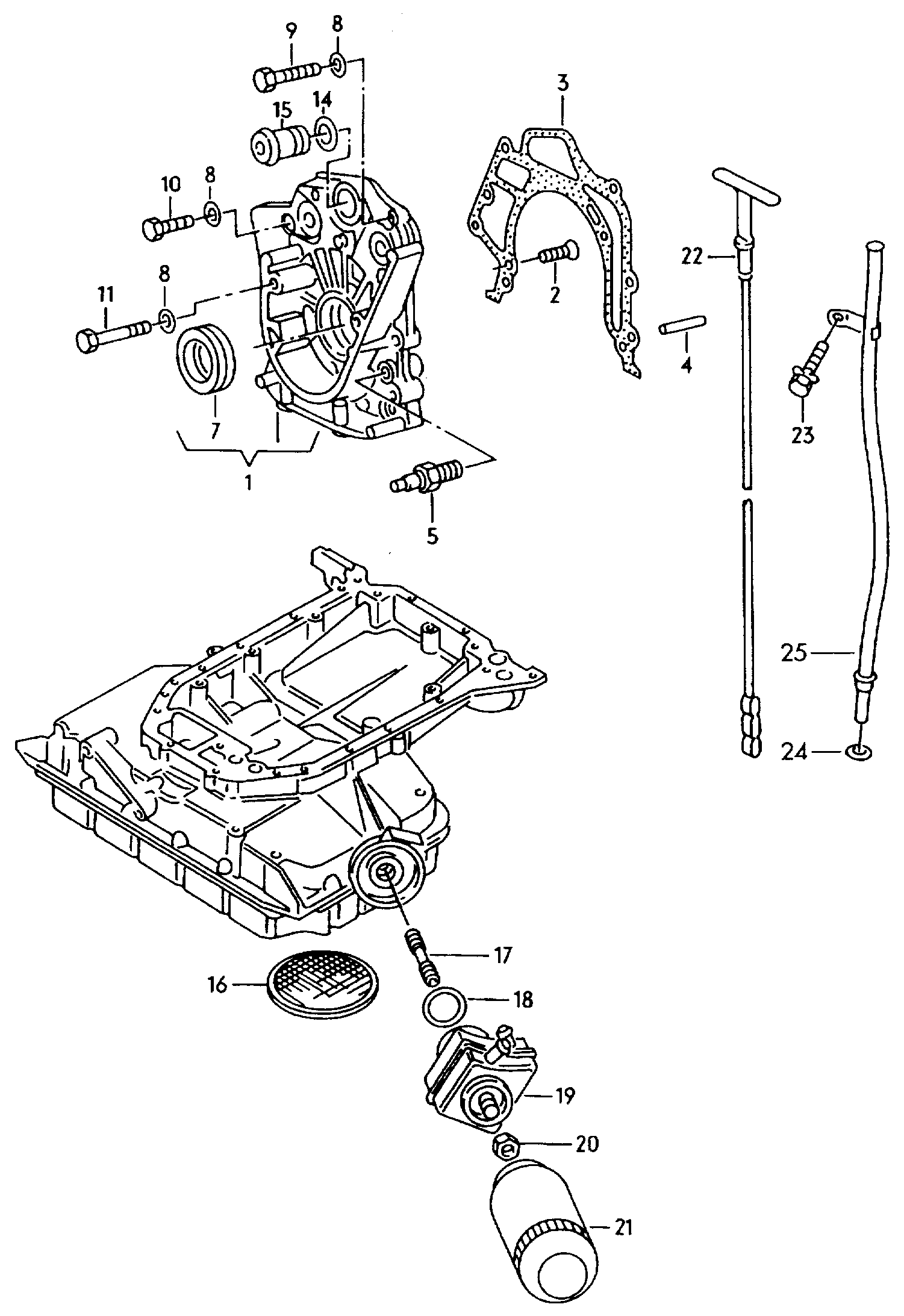 VAG 078117021A - Eļļas radiators, Motoreļļa adetalas.lv