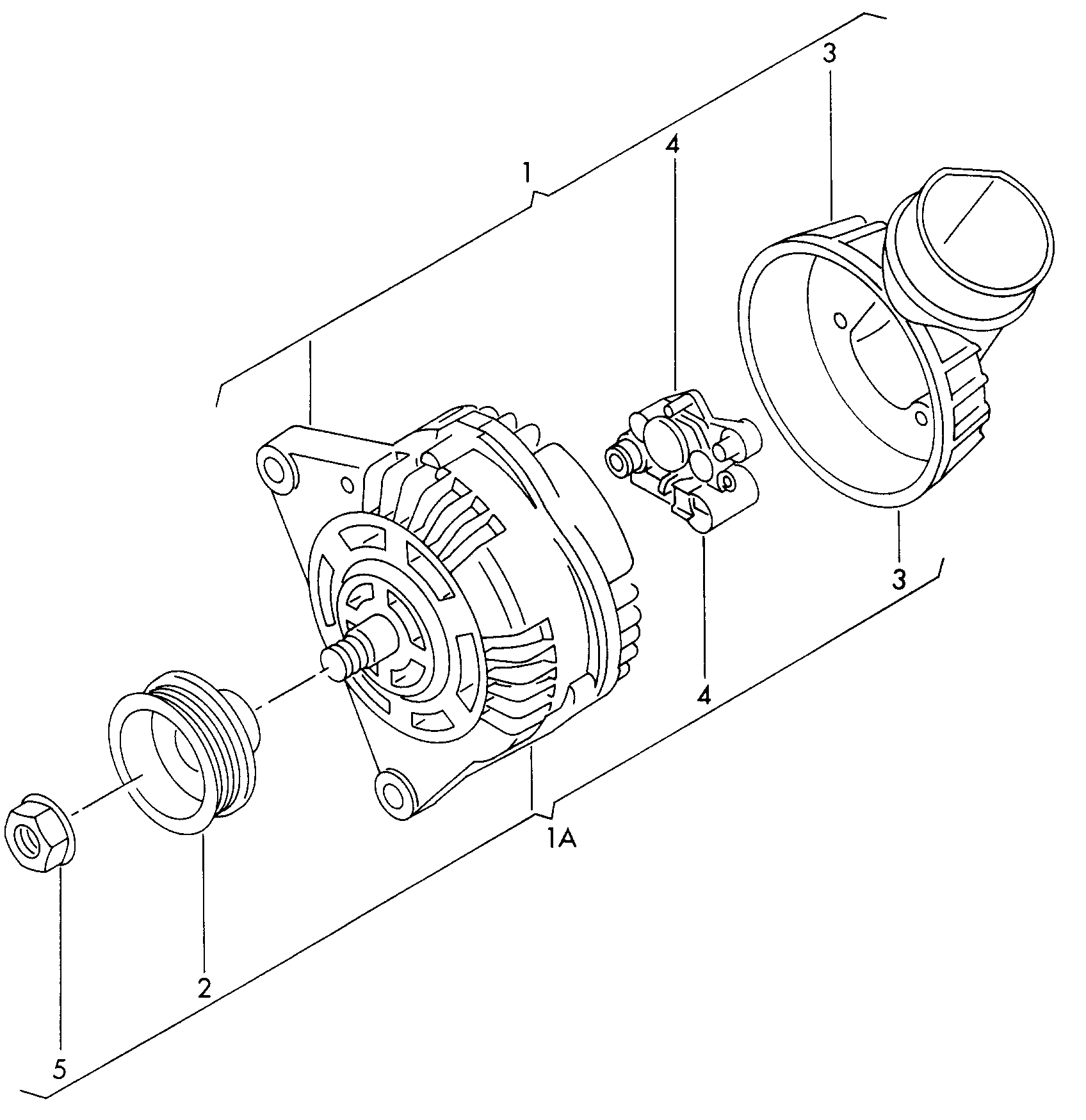 VAG 058 903 018 BX - Ģenerators adetalas.lv