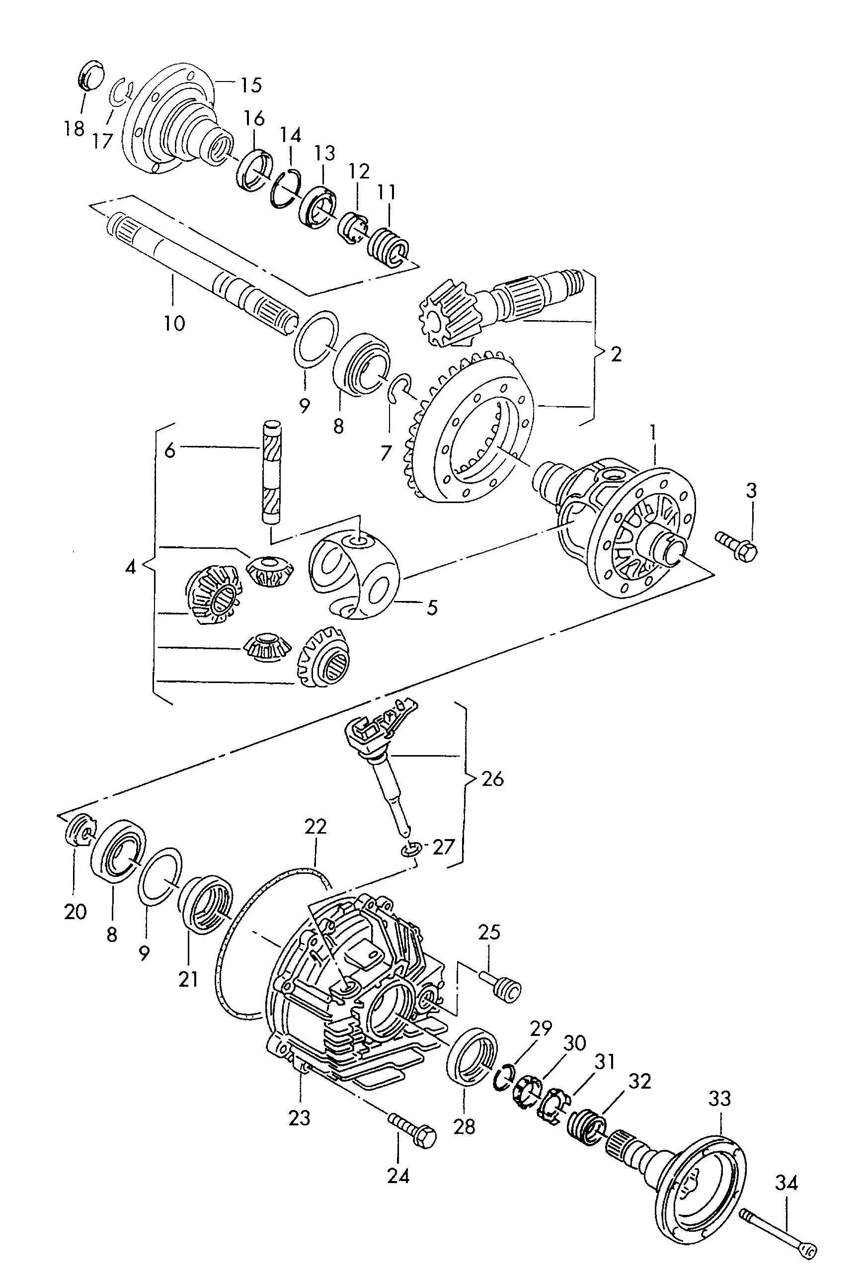 VW 113 517 185 C - Riteņa rumbas gultņa komplekts adetalas.lv