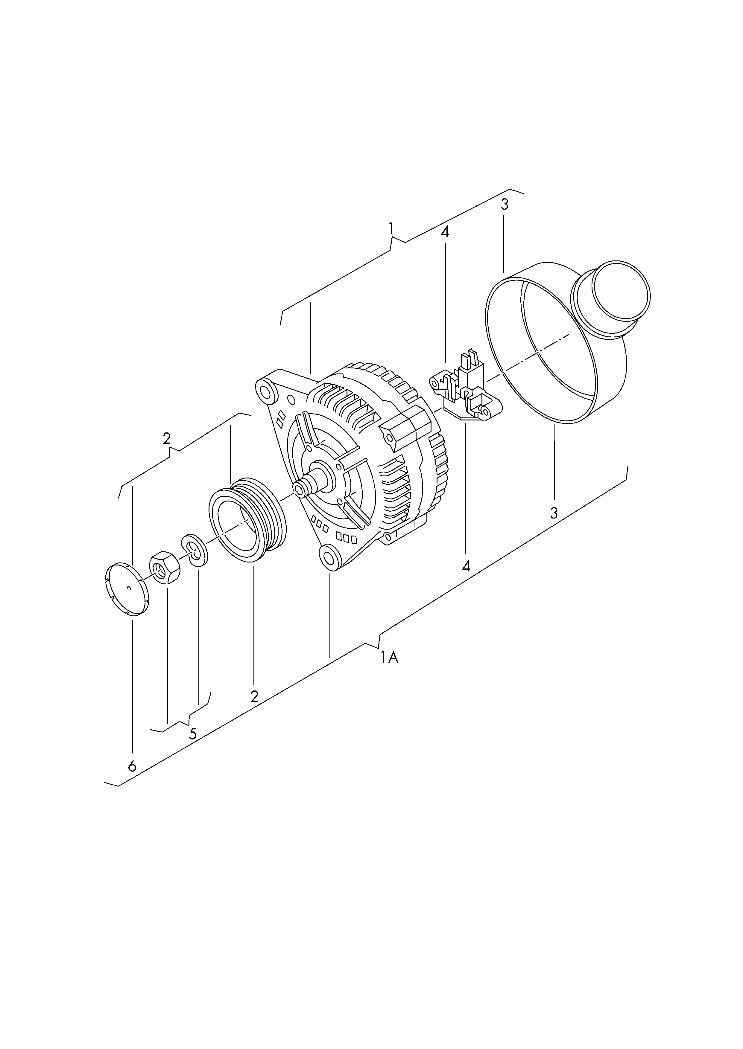 VW 07K 903 803 - Ģeneratora sprieguma regulators adetalas.lv