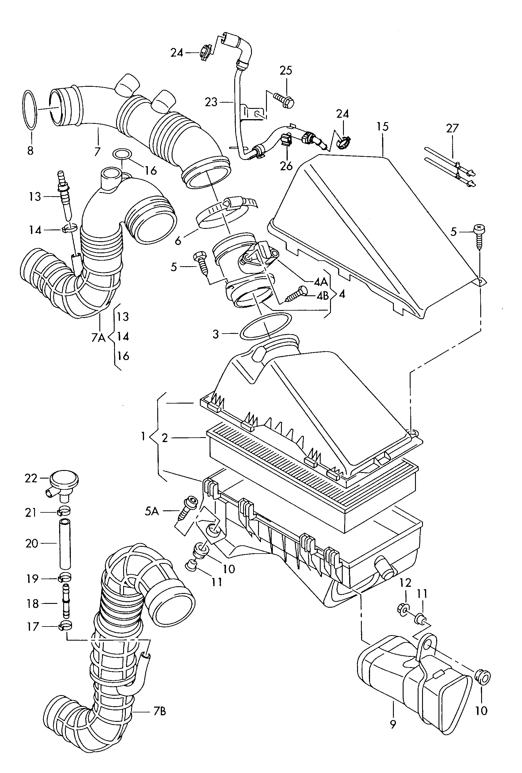 VW 1J0 129 620 - Gaisa filtrs adetalas.lv