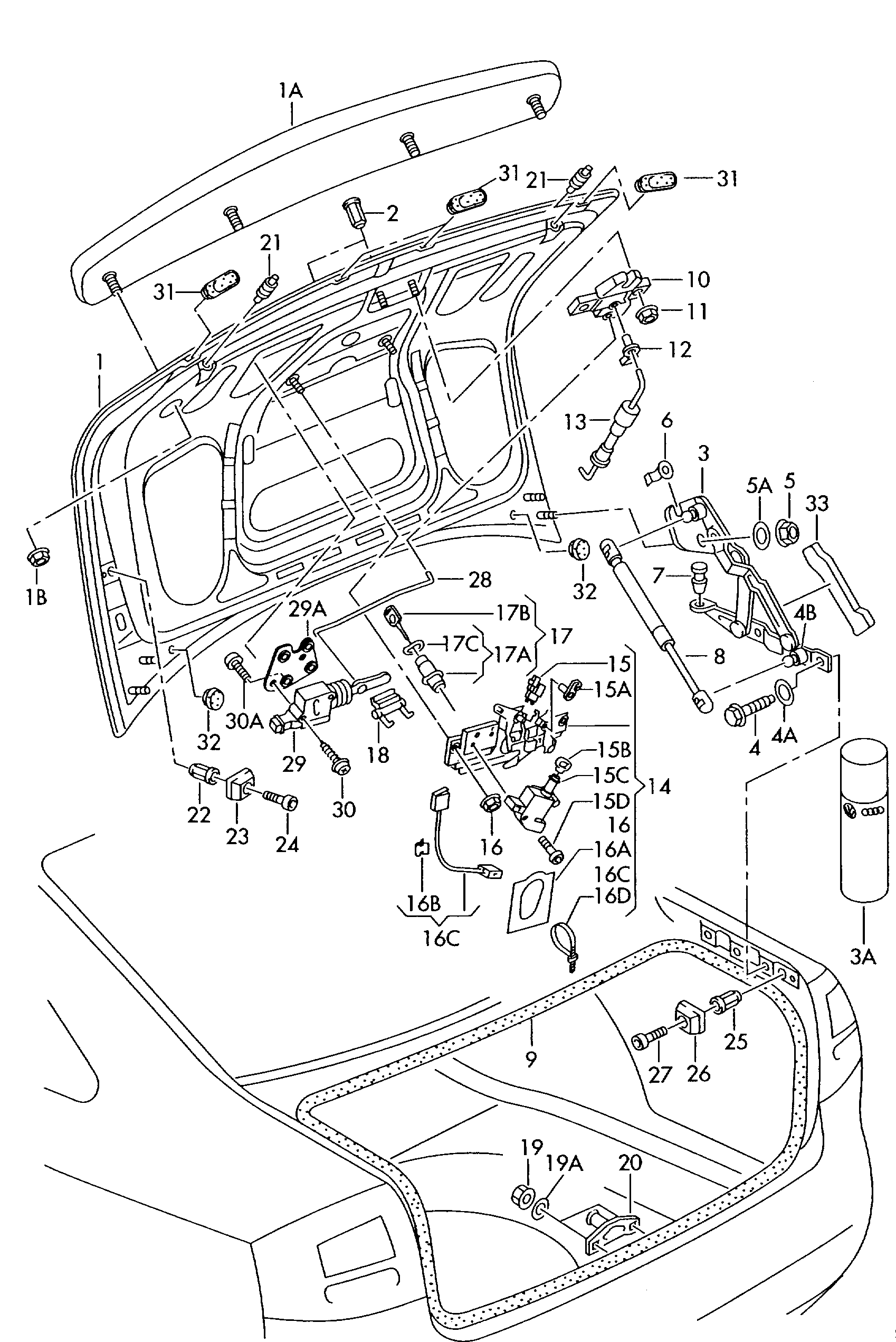 VAG 3B0 959 781 - Regulēšanas elements, Centrālā atslēga adetalas.lv