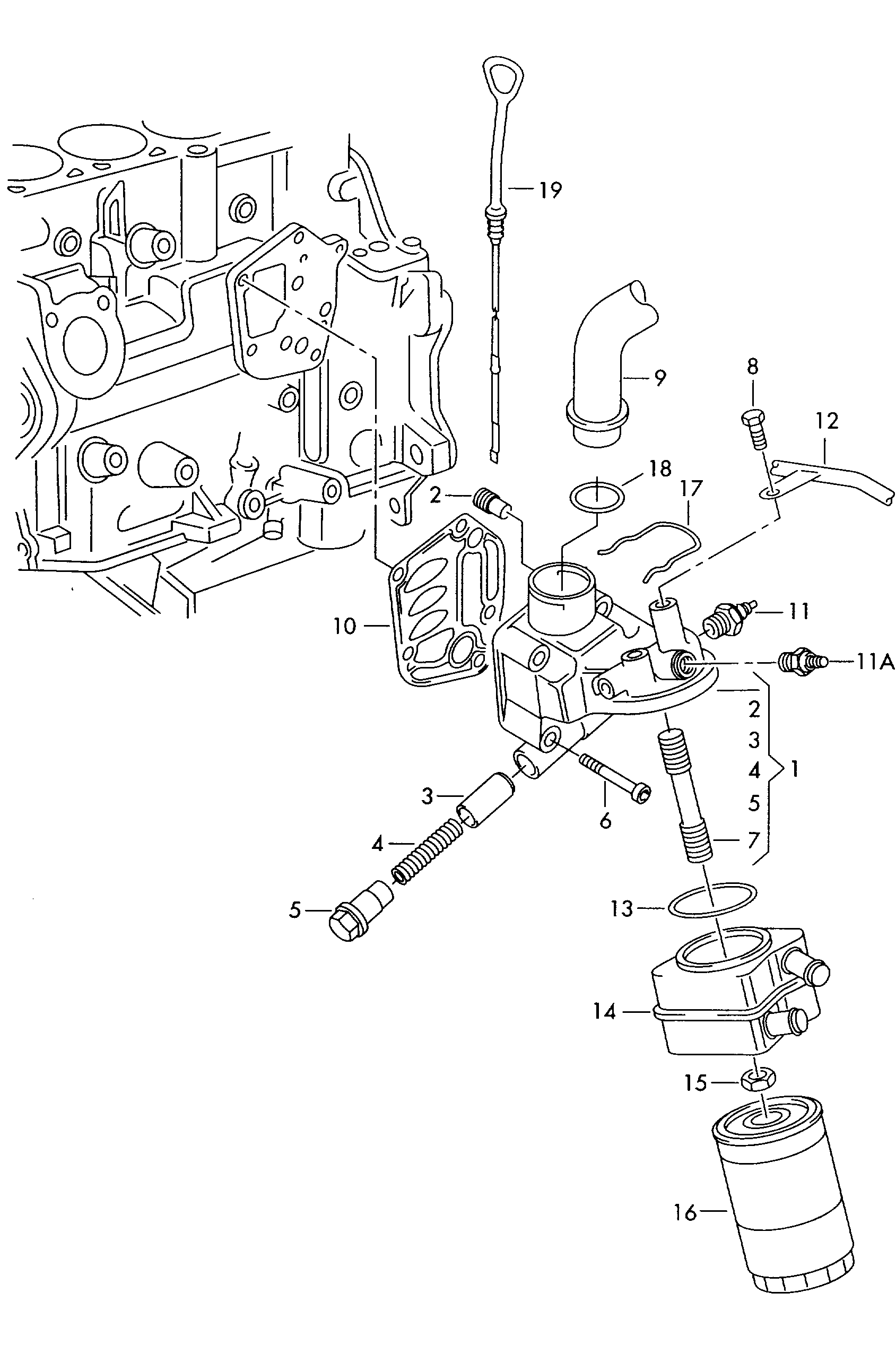 Skoda 06A 115 441 J - Blīve, Eļļas filtra korpuss adetalas.lv