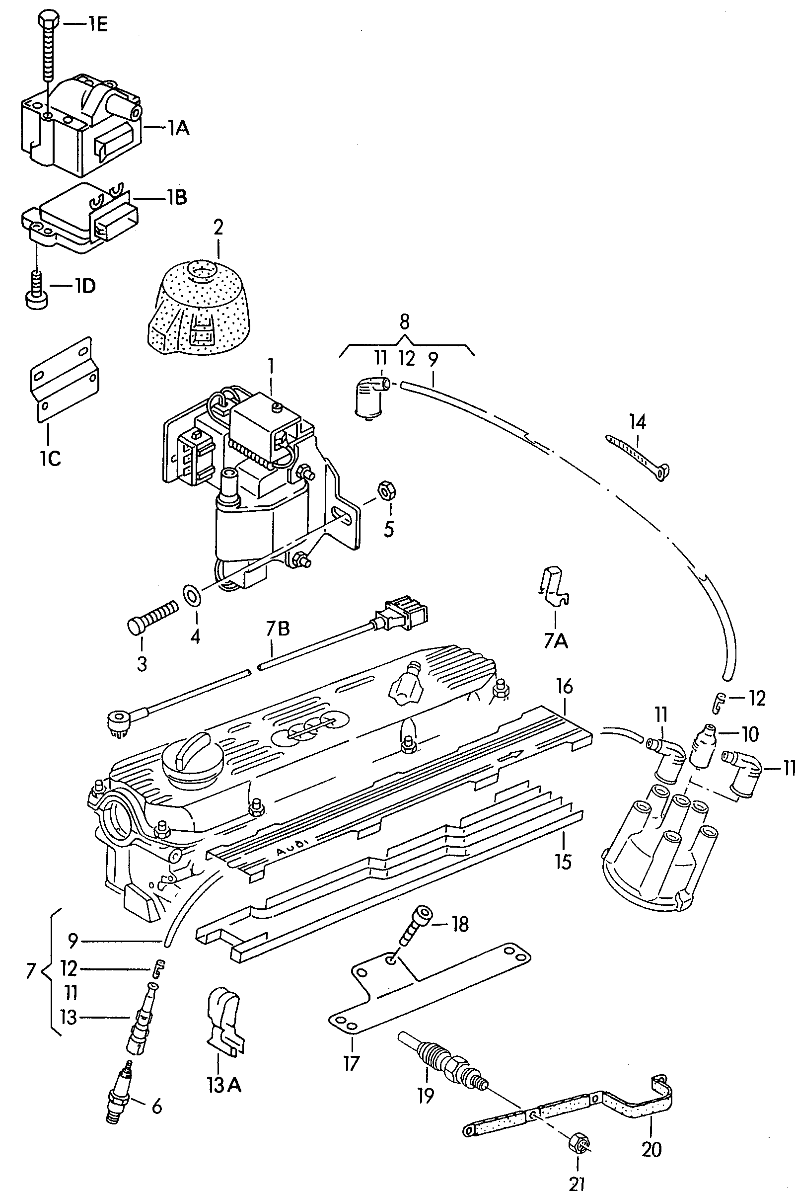 Seat 101 000 001 AC - Aizdedzes svece adetalas.lv