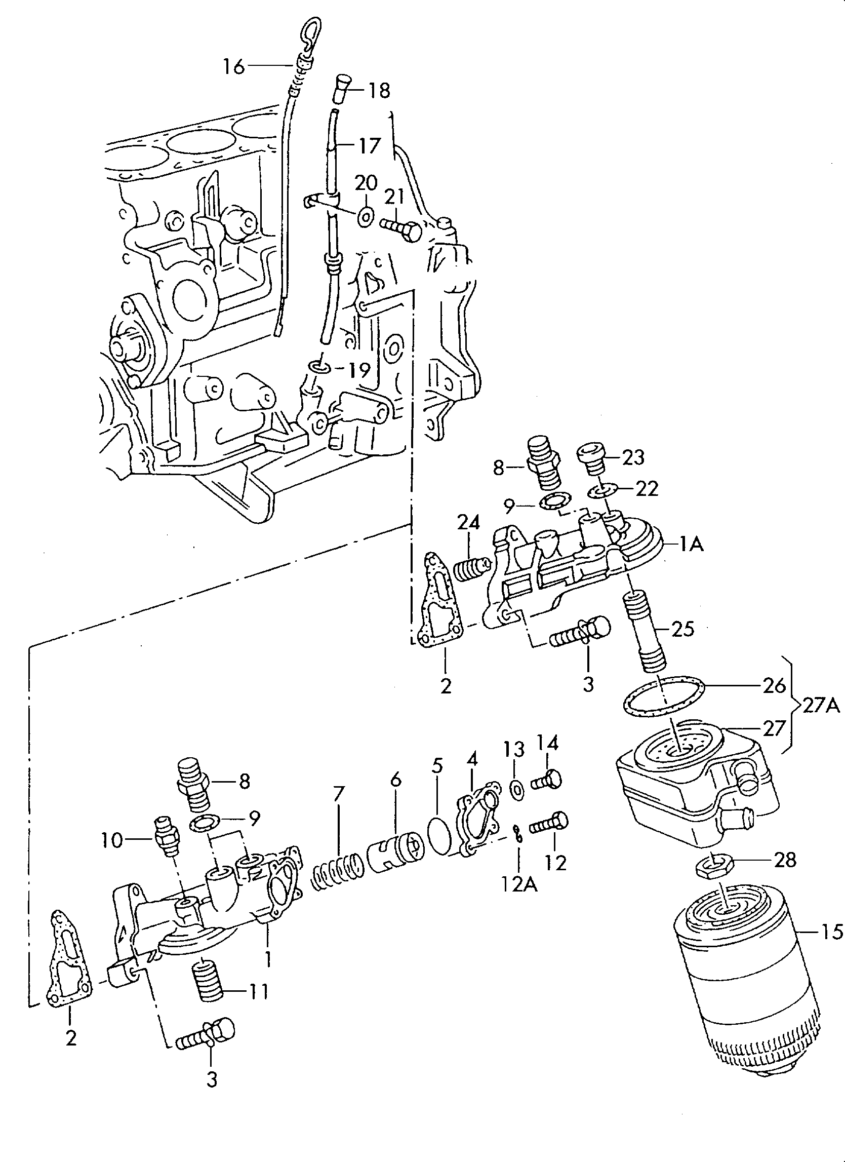 VW 028 115 561 - Eļļas filtrs adetalas.lv