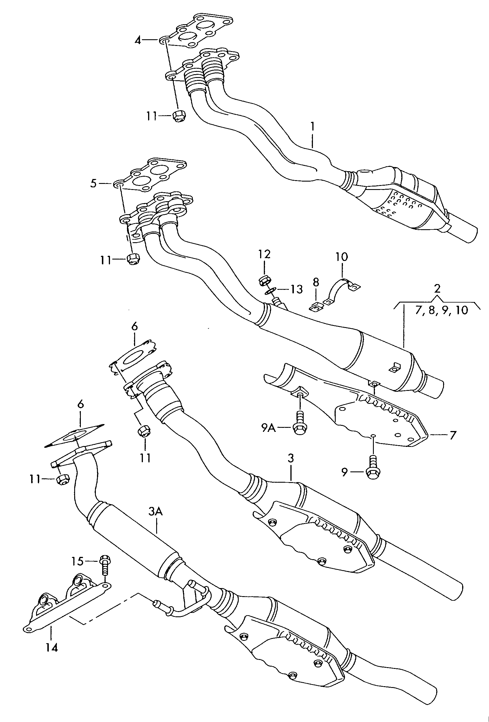 VAG 1J1253058NX - Katalizators adetalas.lv