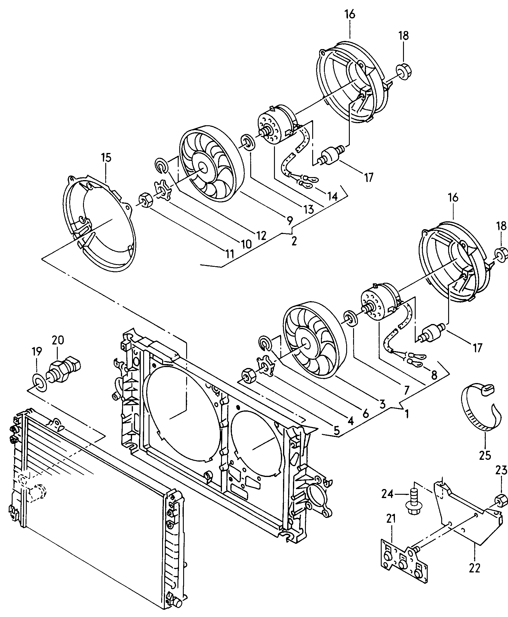 VW 191 959 481 C - Termoslēdzis, Radiatora ventilators adetalas.lv