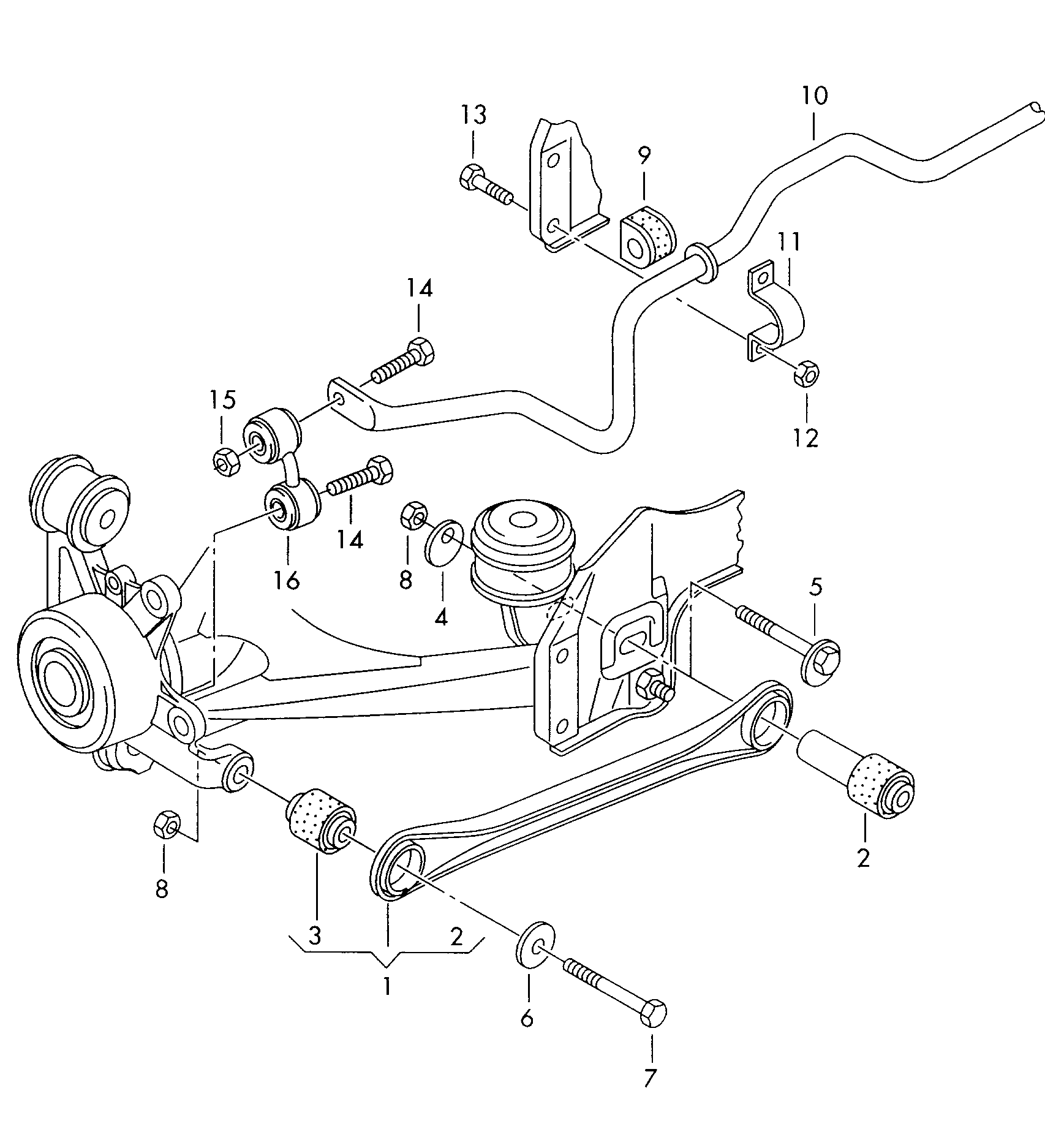 VAG 8E0 505 465D - Stiepnis / Atsaite, Stabilizators adetalas.lv