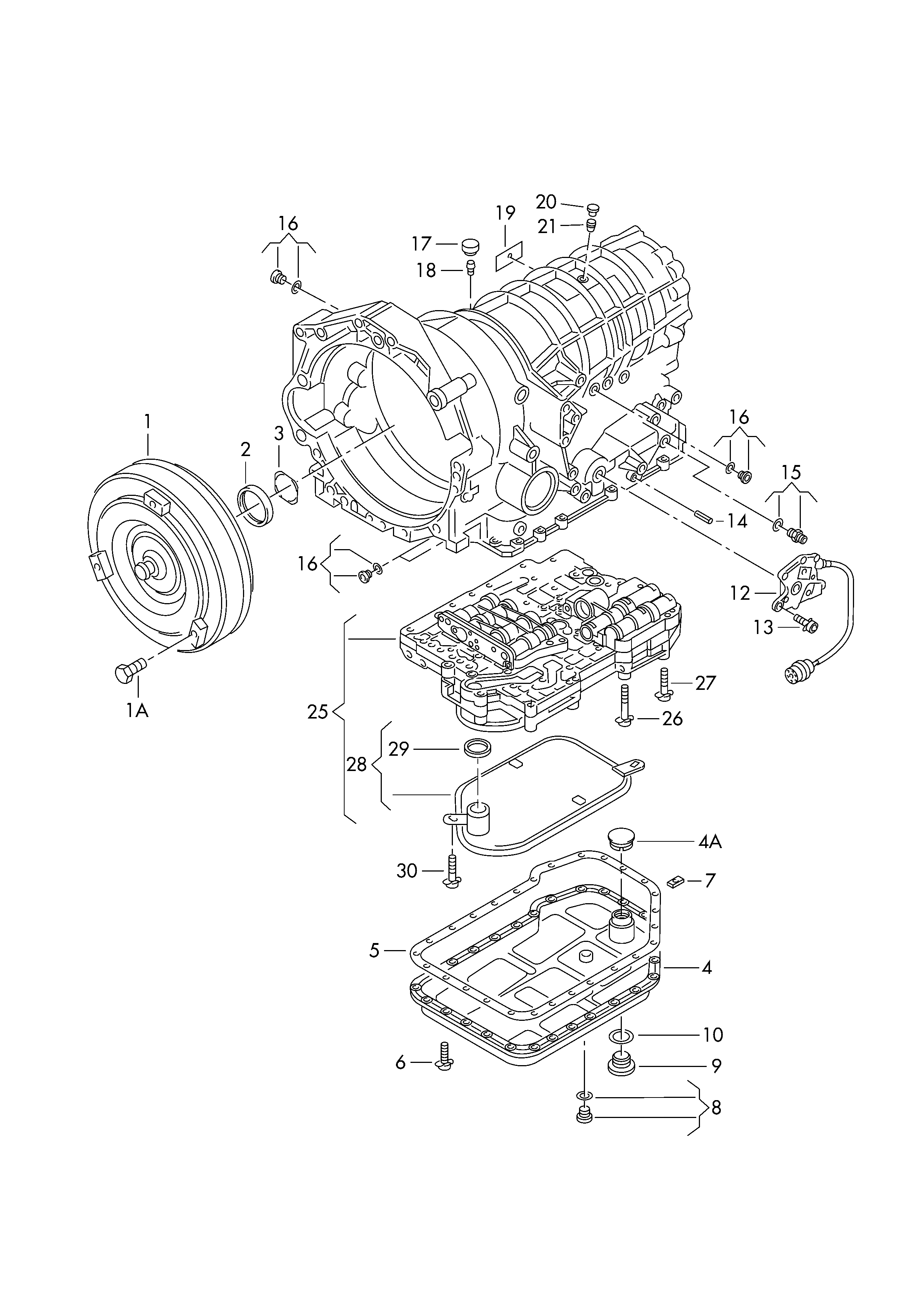 AUDI 01V 321 371 - Blīve, Eļļas vācele-Autom. pārnesumkārba adetalas.lv