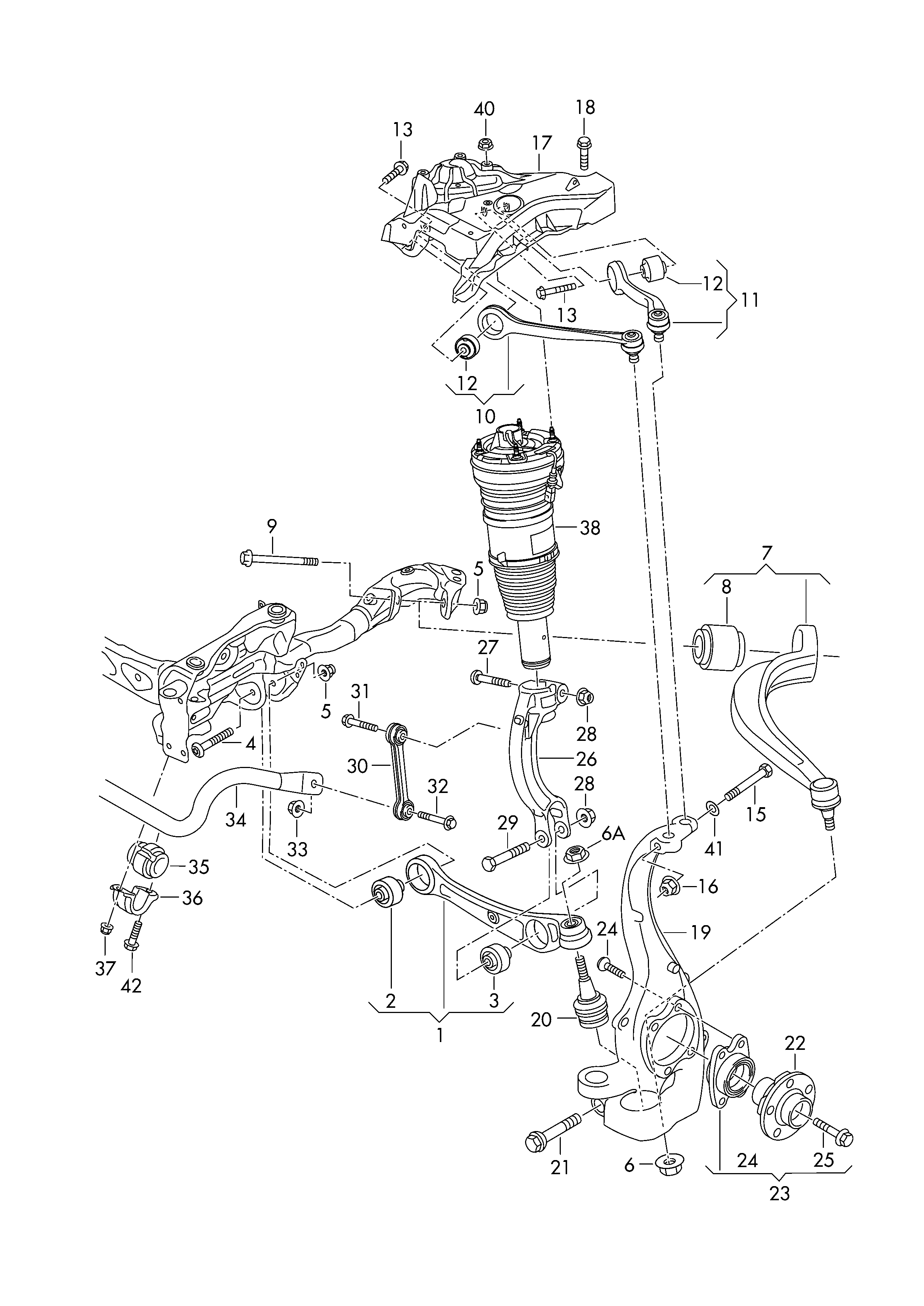 AUDI 4H0498625A - Riteņa rumbas gultņa komplekts adetalas.lv