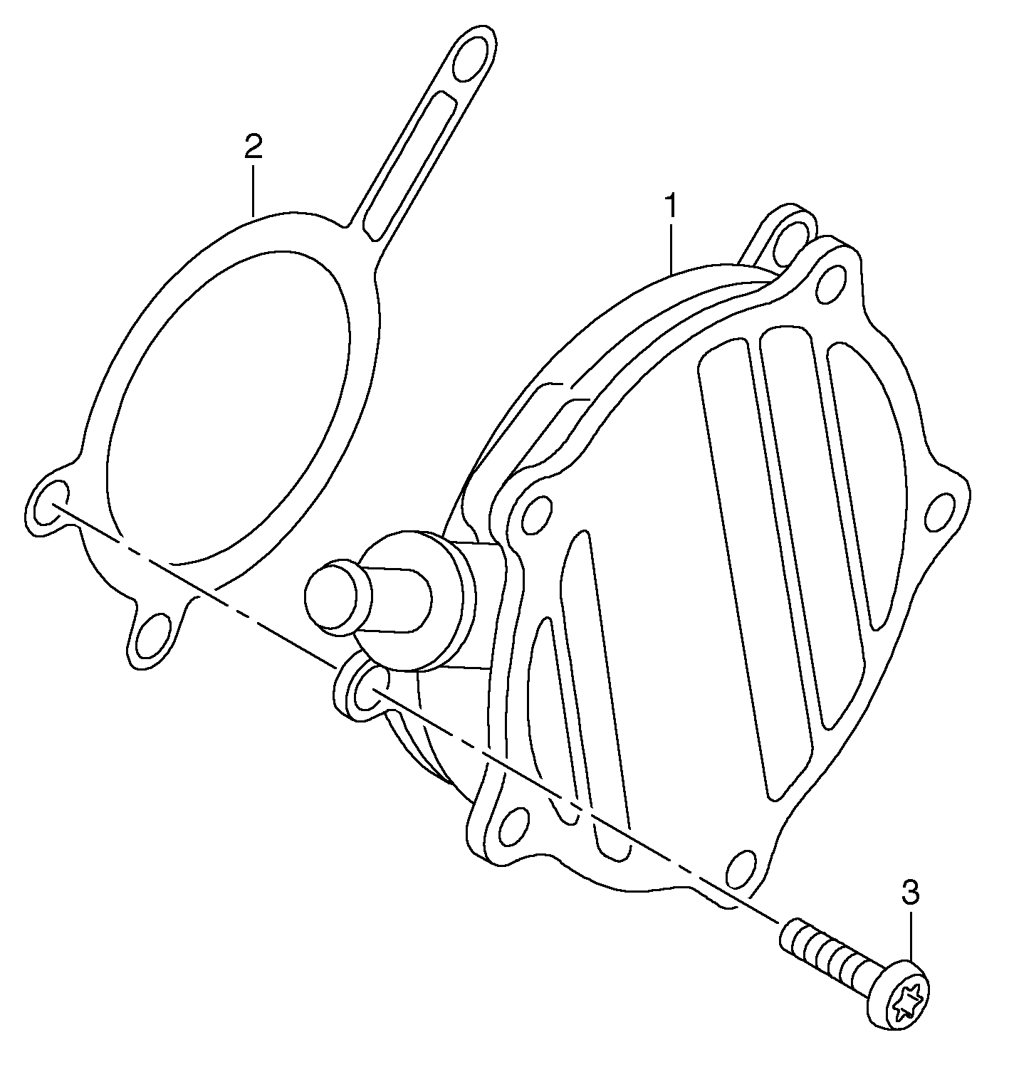 VW 06E 145 100 R - Vakuumsūknis, Bremžu sistēma adetalas.lv