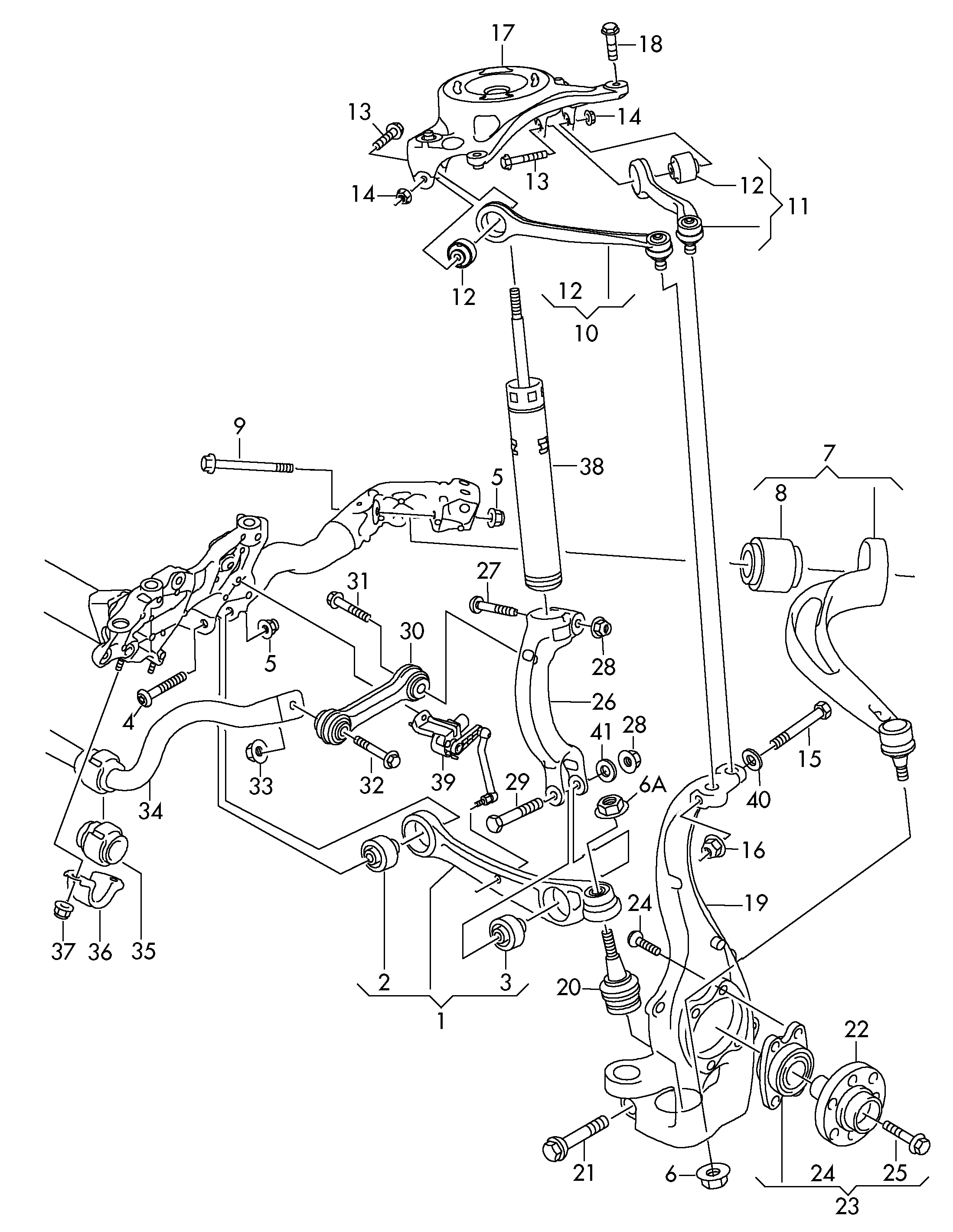 VAG 8K0 407 505A - Neatkarīgās balstiekārtas svira, Riteņa piekare adetalas.lv