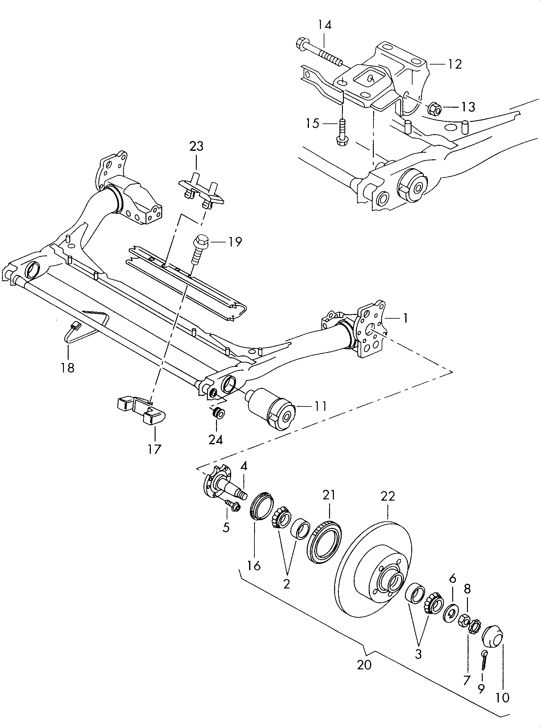 AUDI 8A0501641A - Vārpstas blīvgredzens, Riteņa rumba adetalas.lv